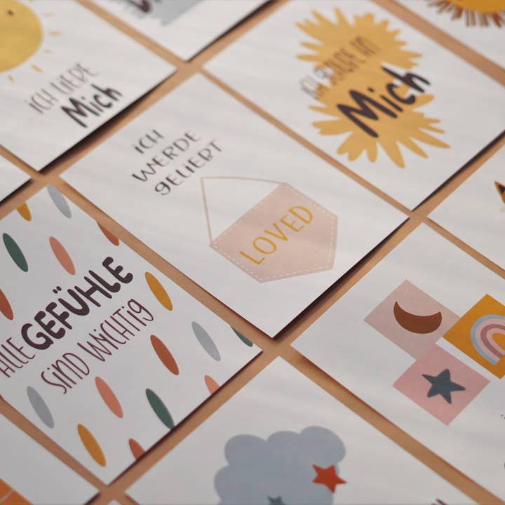 Set of Affirmation Cards "Harmony" for wholesale by Modern Kids Art