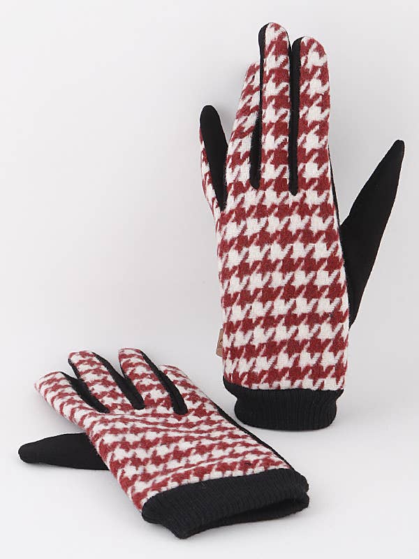 Houndstooth Gloves for wholesale by Shop Neighbors