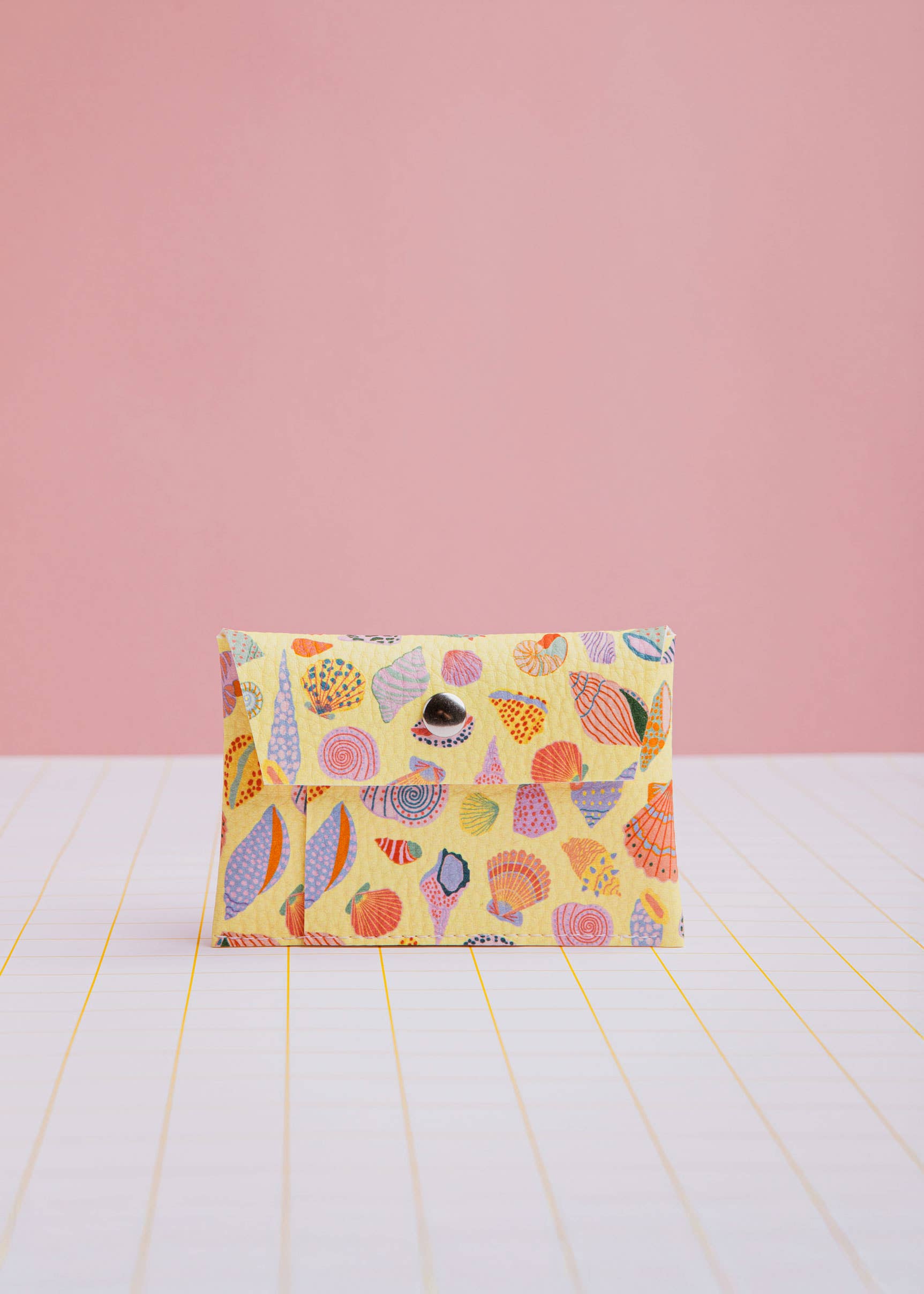 ECKE - Wholesale Card Holder - Women's - Conchas Yellow Card Wallets