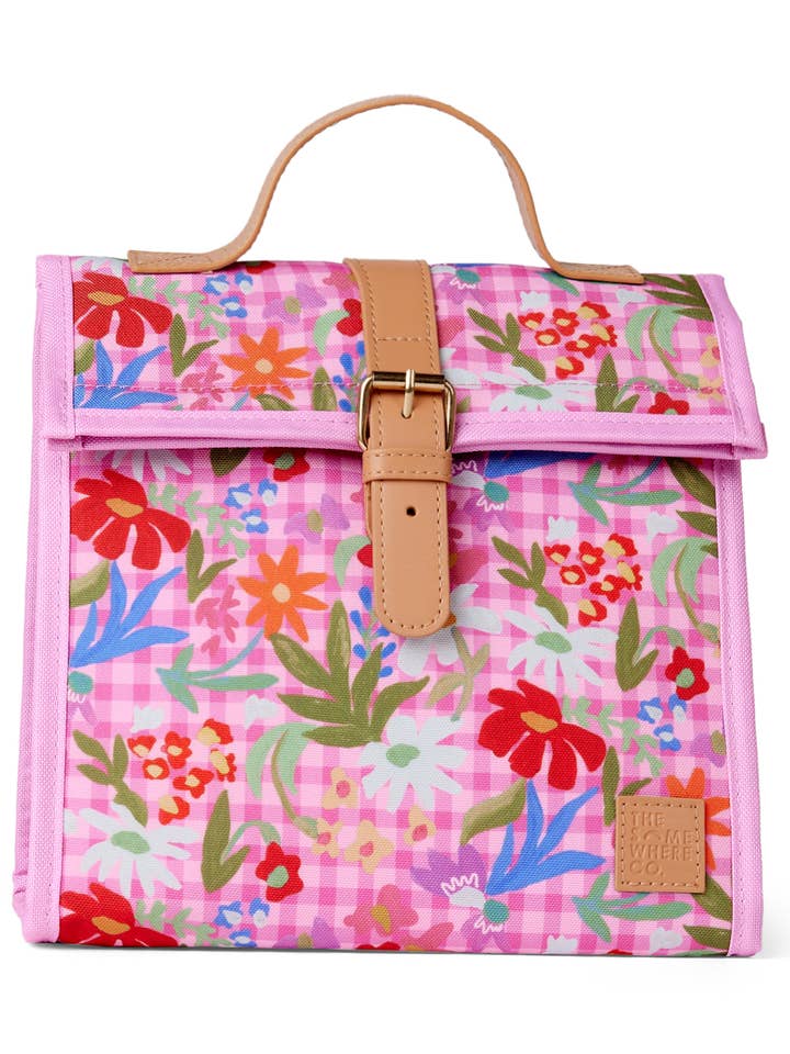 Flowerburst Lunch Satchel for wholesale by The Somewhere Co.