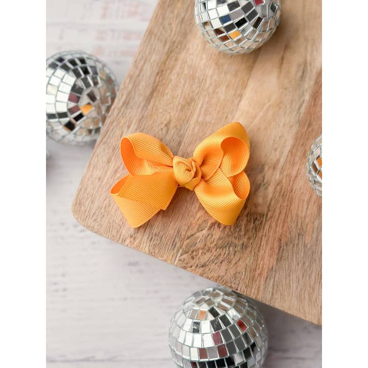 The Hair Bow Company - Wholesale Hair Bow - Kids - Original Grosgrain Hair Bow - Alligator Clip - 3"5