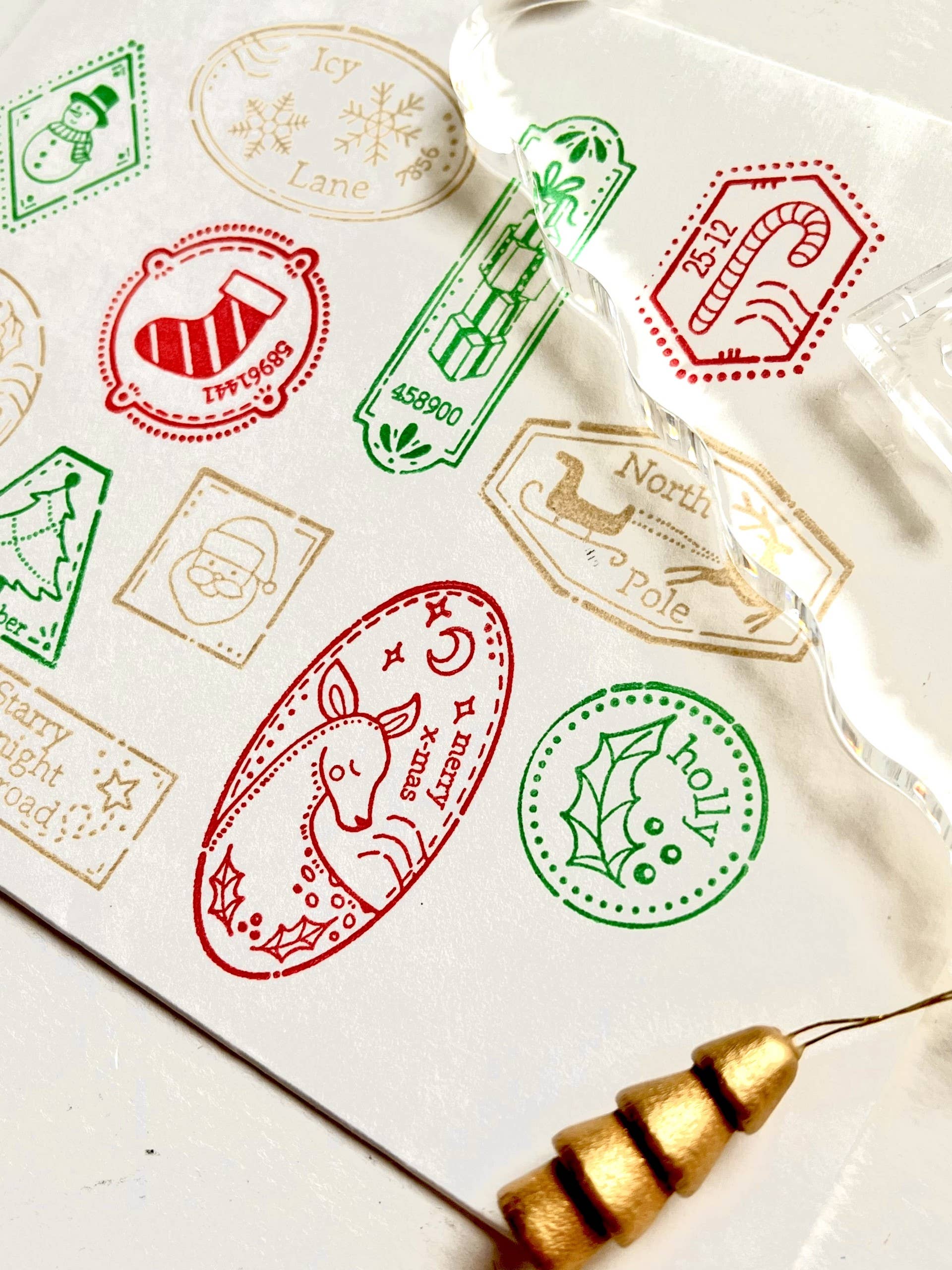 Nikki Dotti - Wholesale Rubber/Decorative Stamp - Stamp set - Christmas2