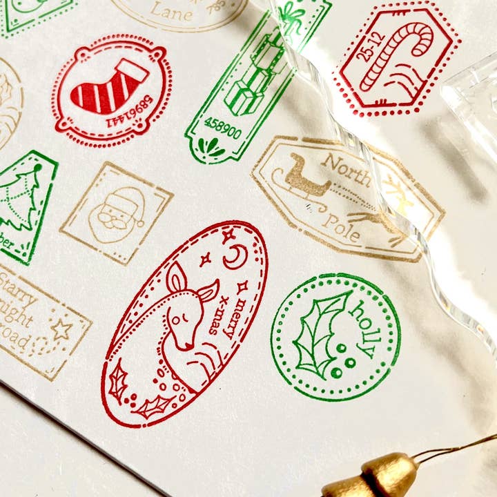 Nikki Dotti - Wholesale Rubber/Decorative Stamp - Stamp set - Christmas2
