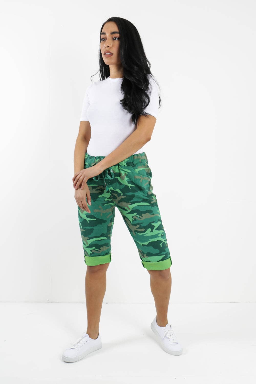 Miss Bold – wholesale Shorts – Women’s – Italian Camouflage Magic Chino Shorts38