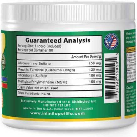 Infinite Pet Life - Wholesale Pet Supplement - Dog - Hip & Joint Supplement Powder