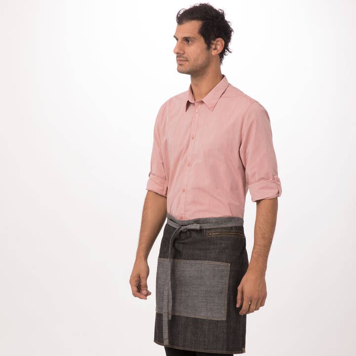 Chef Works - Wholesale Apron - Manhattan Half Bistro Apron0