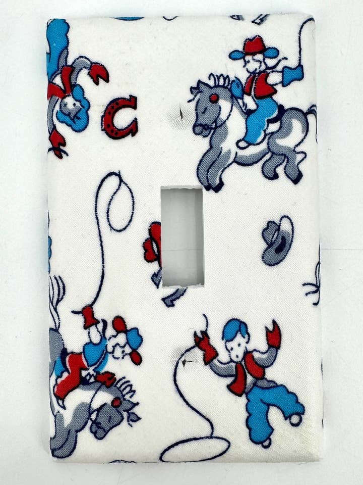 Copri interruttore luce Piccolo Cowboy per la vendita all'ingrosso da parte di Rusty Canvas