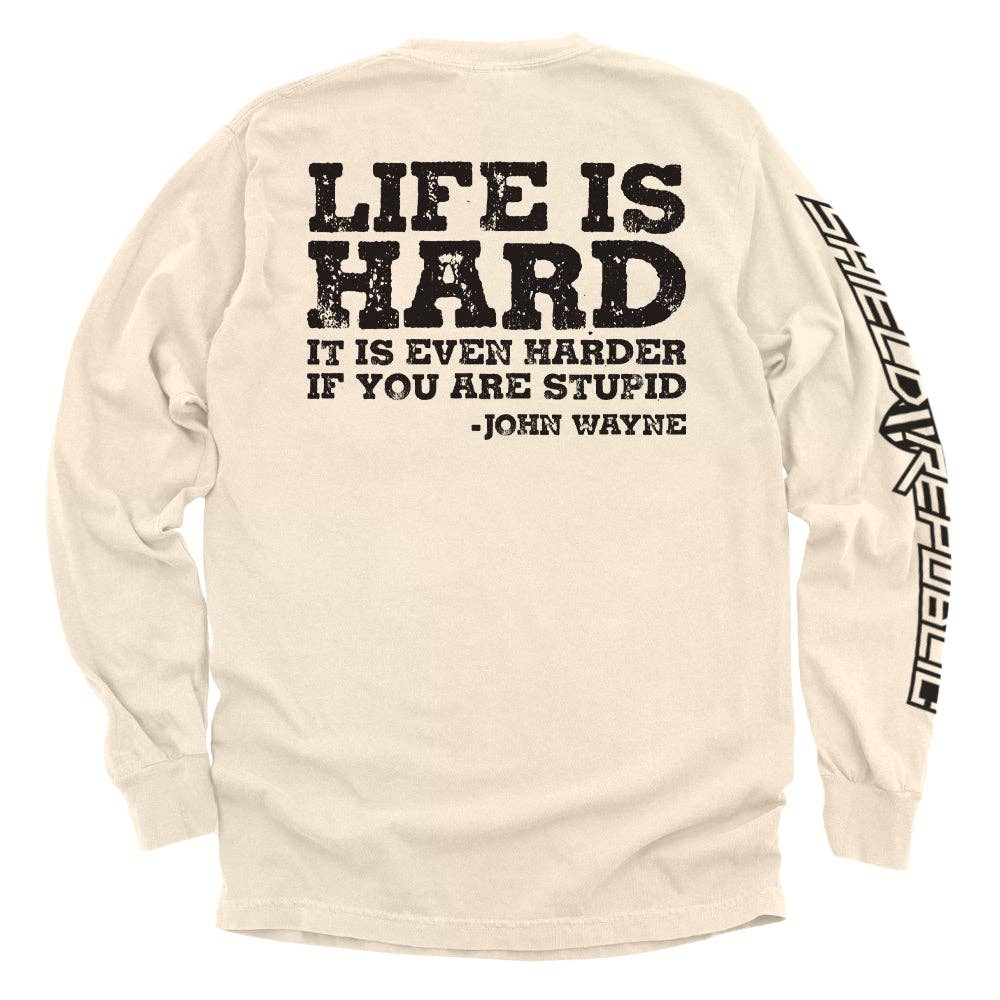 Shield Republic - Wholesale Screen Printed T-Shirt - Men's - Life Is Even Harder When You Are Stupid7
