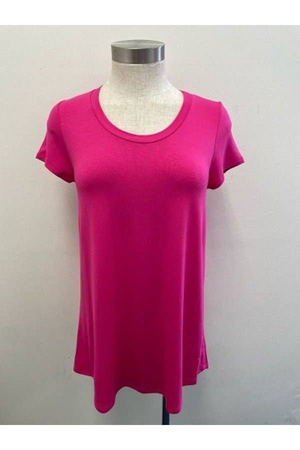 Chris & Carol Apparel - Wholesale Tunic - Women's - XJ413145T - Perfect Solid Plus Size Basic Tee Short Sleeve21