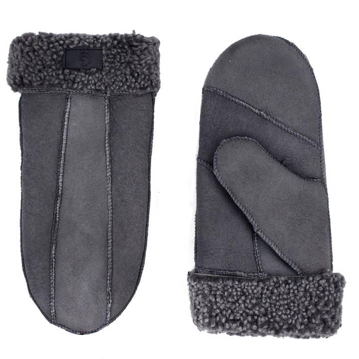 Glove It Edinburgh Padded Mittens Grey for wholesale by Moonrise