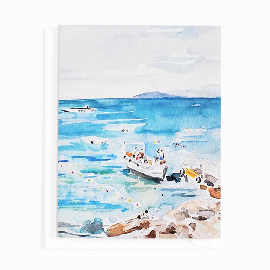 Cartão Boat in Italy por atacado de Paper + Cup