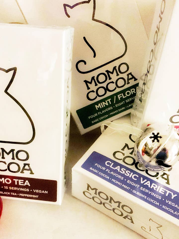 Floral & Mint Gift Box for wholesale by Momo Cocoa