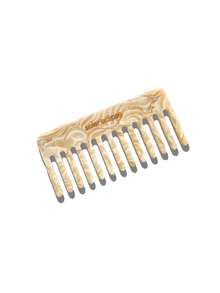 Solar Eclipse - Wholesale Hair Brush/Comb - Detangling Wide Tooth Hair Comb | Eco-Friendly Acetate1