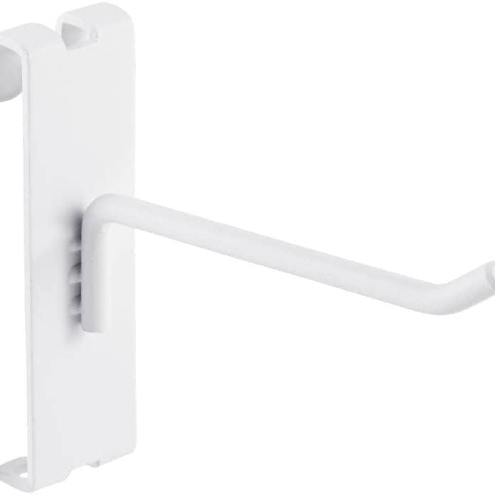 Only Hangers - Wholesale Wall Hook - 4" Gridwall Hooks for Grid Panels - 50 Pack