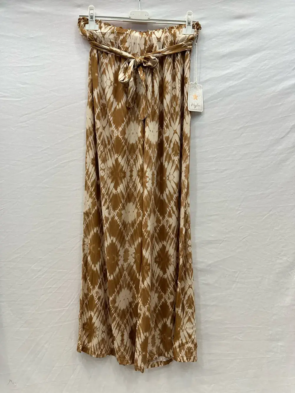 Mimi & Gogo - Wholesale Pants - Women's - Tie-dye effect printed pants @1105_PaIlmprime7