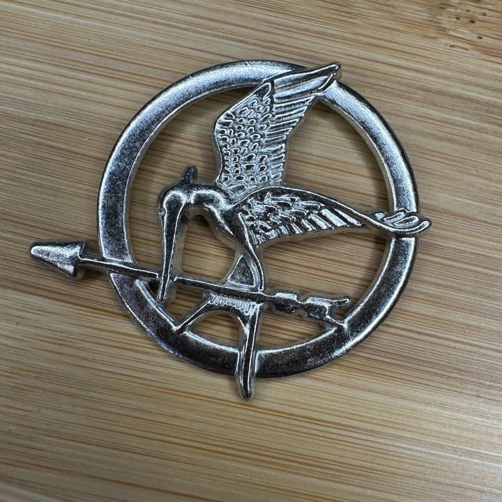 Scribble & Scroll - Wholesale Lapel Pin/Button - Mockingjay Enamel Pin - The Hunger Games - Tribute Token