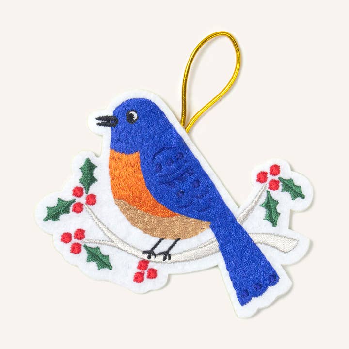 Bluebird Ornament for wholesale by Seltzer Goods
