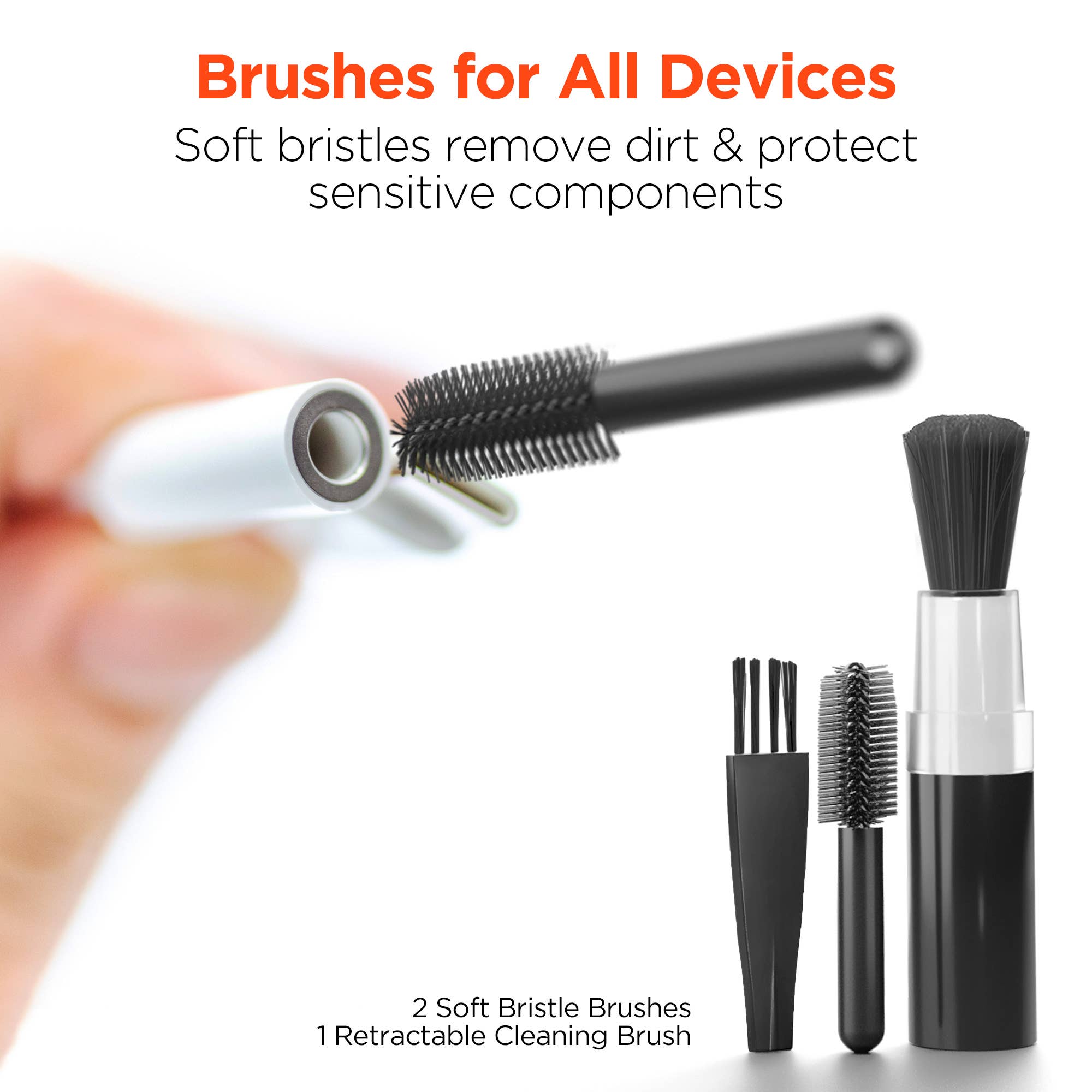 JupiterGear Home - Wholesale Cleaning Cloth - HyperGear ScreenWhiz 7-in-1 Complete Tech Cleaning Kit2