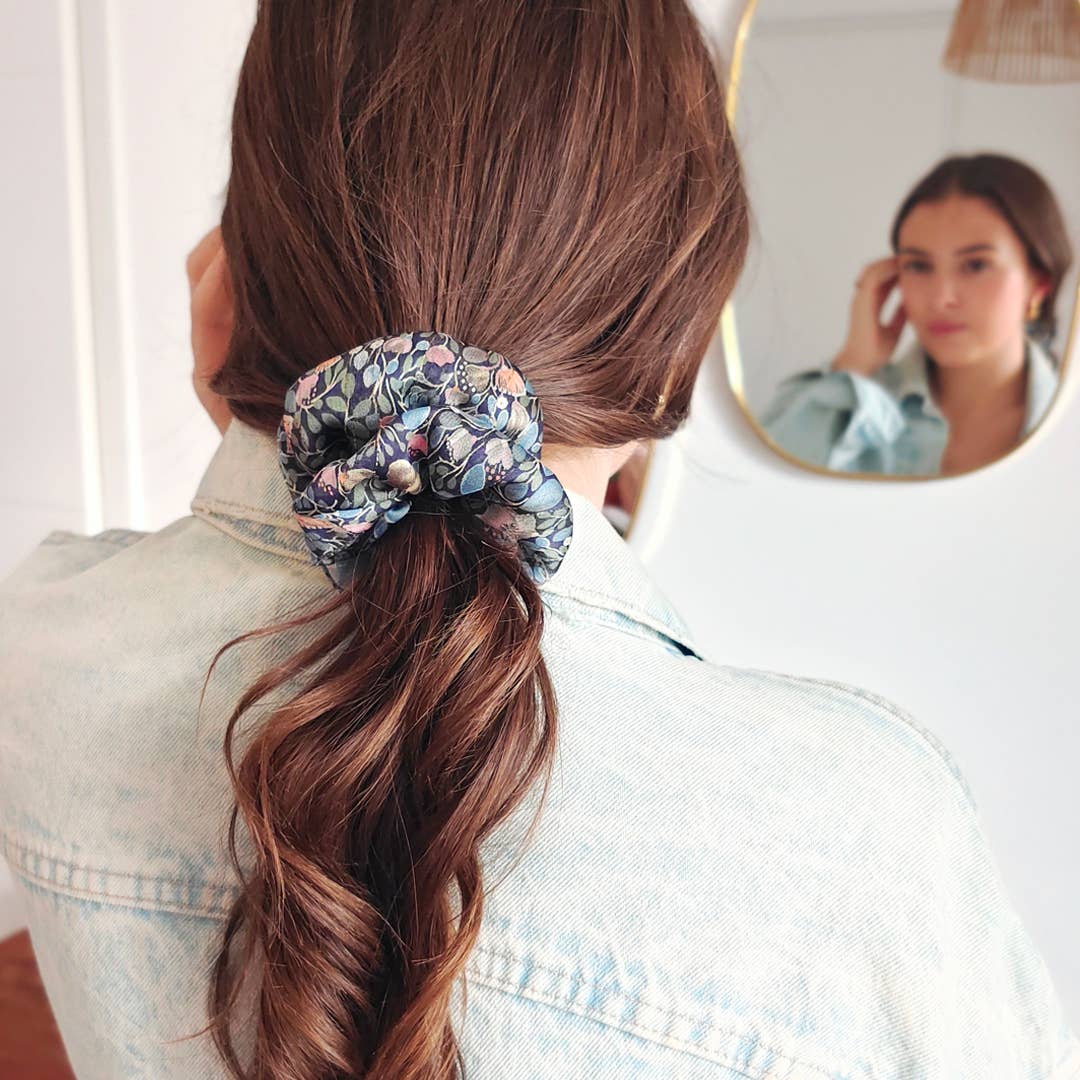 Laure Derrey - Venta al por mayor Coletero - Mujer - Coletero PIA con estampado floral en poliéster, kaki con hilo dorado lurex3