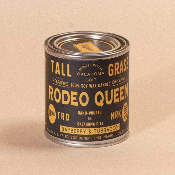 Tallgrass Supply Co – wholesale Reseljus – Rodeo Queen: Bayberry + tobak soja vaxljus