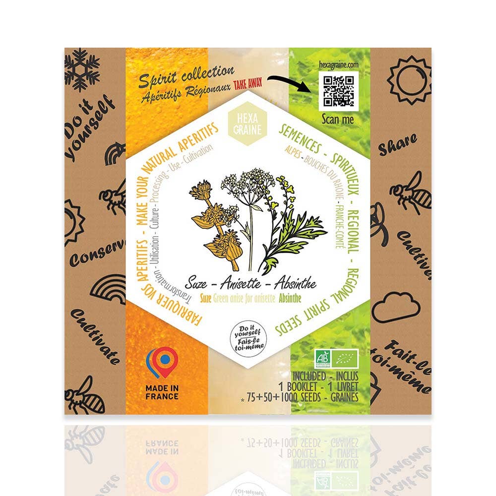 Hexagraine - Venta al por mayor Semillas de plantas - Set de semillas medicinales aromáticas para aperitivos regionales1