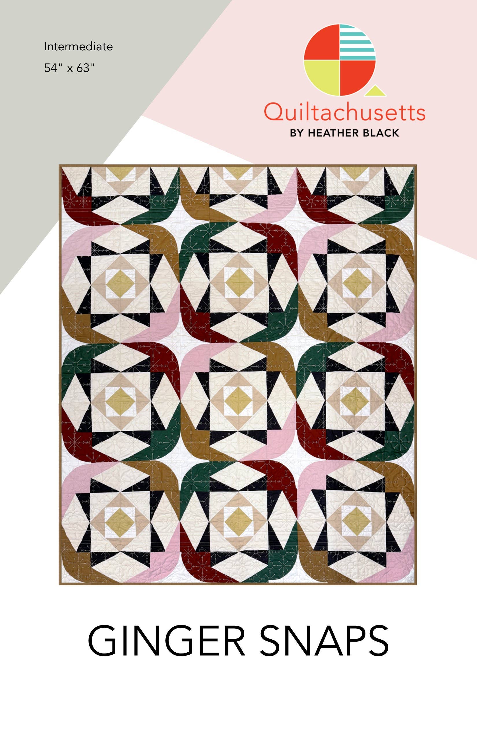 Quiltachusetts - Wholesale Quilt - Ginger Snaps Quilt Pattern1