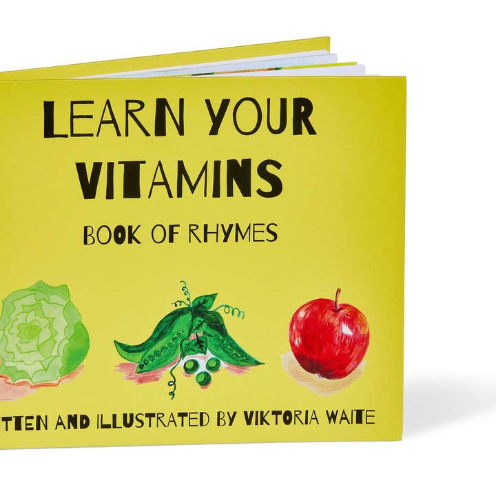 Cognisprings - Venta al por mayor Libro - Niños - Aprenda sus vitaminas: Libro de rimas