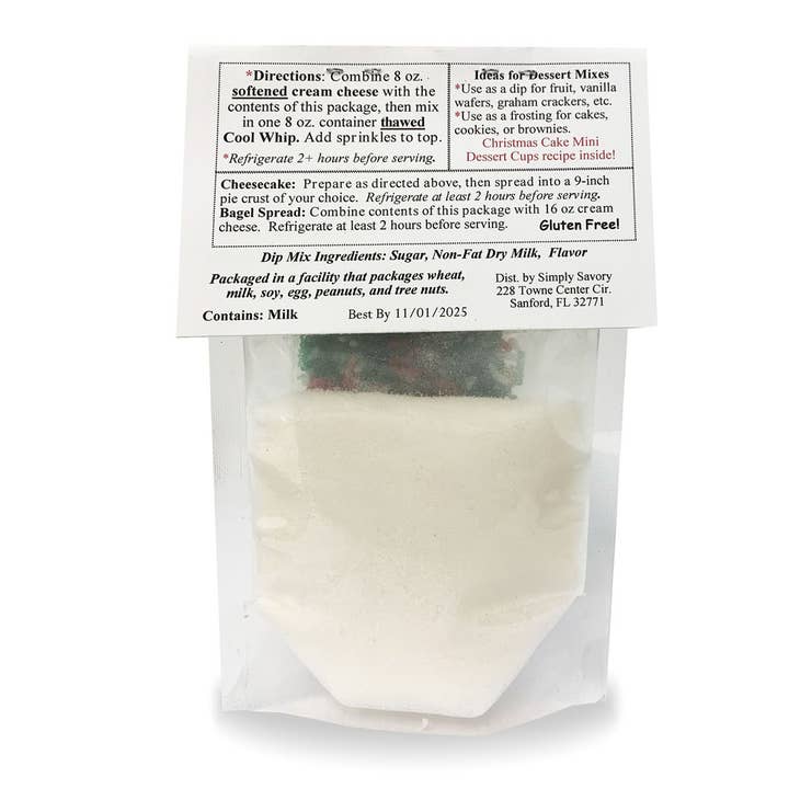 Simply Savory - Wholesale Cake Mix - Christmas Cake Dessert Mix2