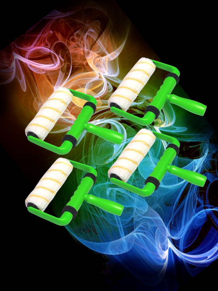 Ergonomic Paint Roller - 9 inch Paint Roller Kit (4-Pack) for wholesale by BetterGrip Paint Roller