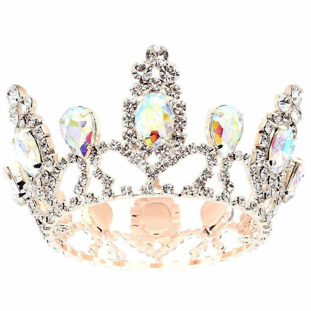 Diacly - Wholesale Tiara - Women's - Rhinestone Small Tiny Mini Crown 6 Different Color0