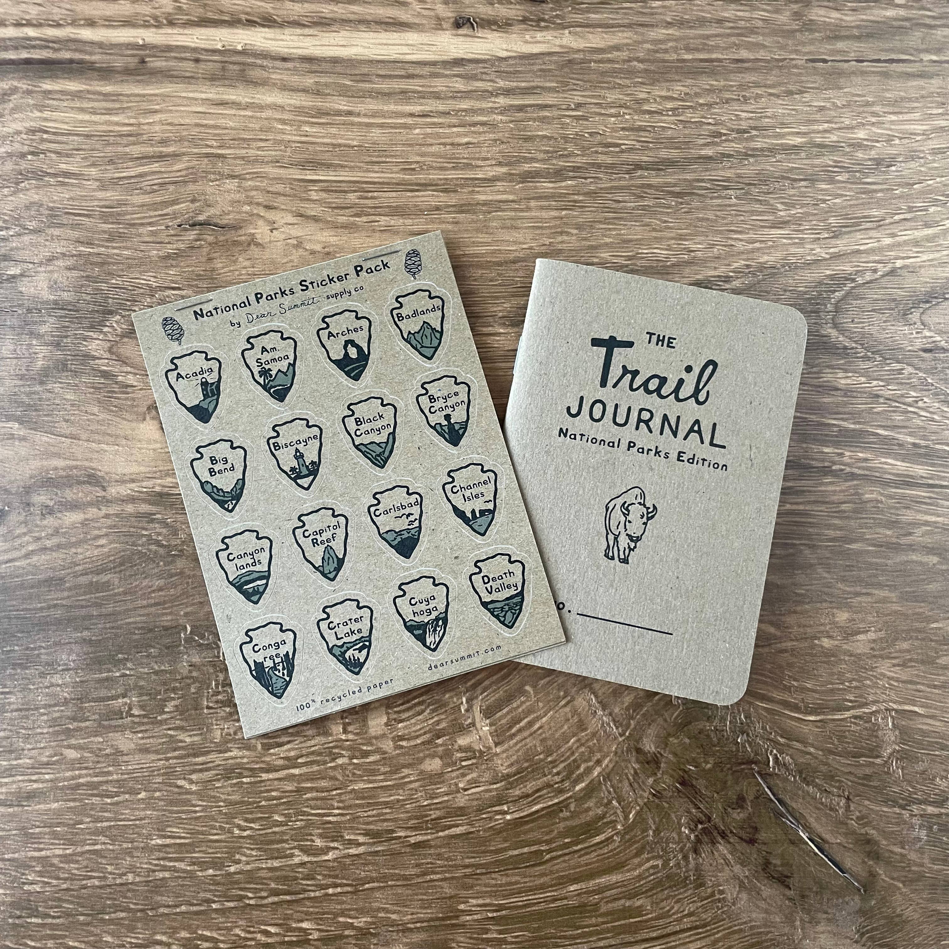 Dear Summit Supply Co - Wholesale Sticker - National Parks Sticker Pack5