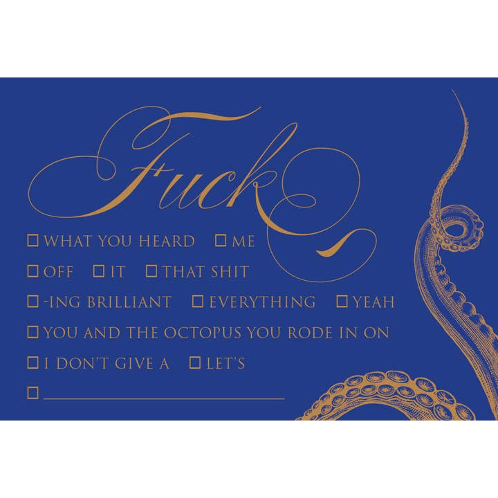 Alexa Pulitzer - Wholesale Stationery/Notecard Set - Trio of Fuck Calling Cards