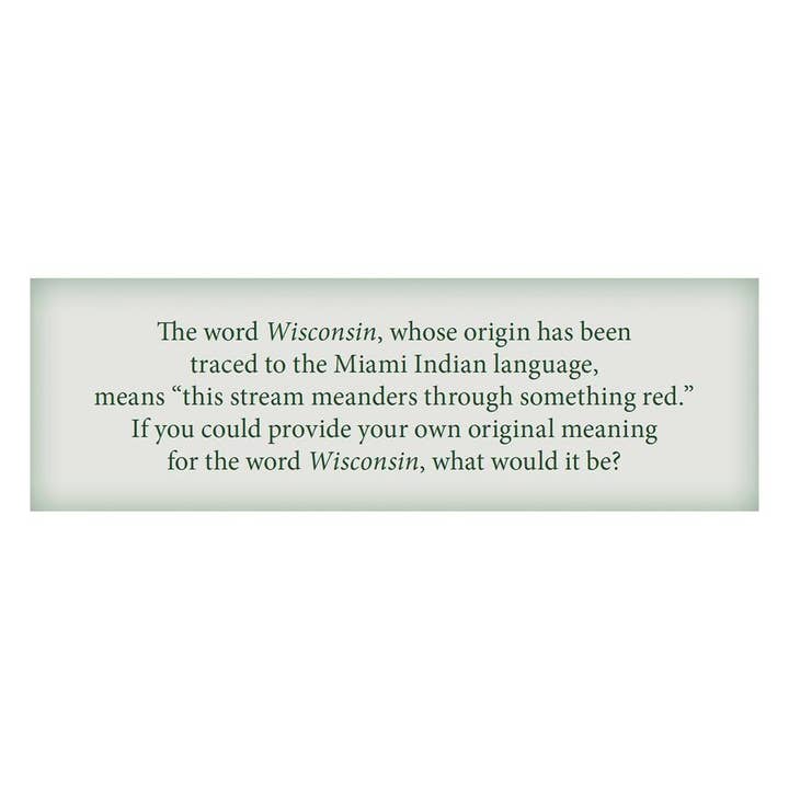 William Randall Publishing - Wholesale Card Game - Wisconsin Chat Pack Conversation Starter Card Game2