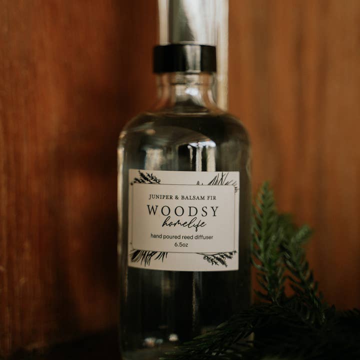 Woodsy Homelife - Wholesale Reed Diffuser - Juniper & Balsam Fir Reed Diffuser 1