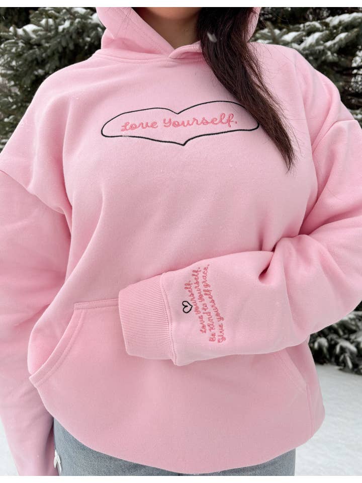 Elevated Faith - Venta al por mayor Sudadera con capucha - Mujer - Sudadera con capucha unisex "Ámate a ti mismo"5