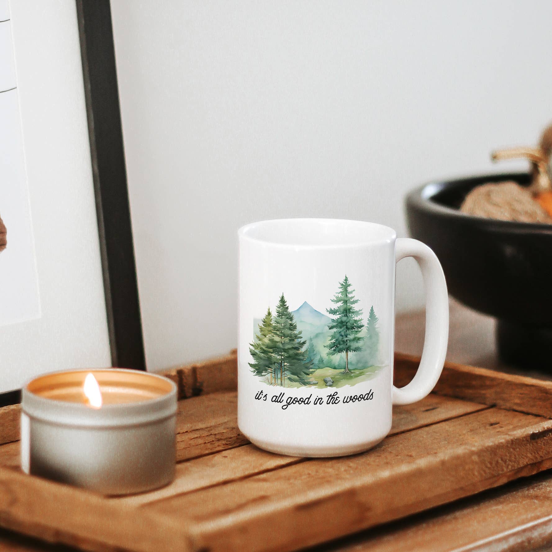 Canary Road - Wholesale Coffee Mug - Customizable Mountain Woods Mug, Camping Decor, Coffee Cup1