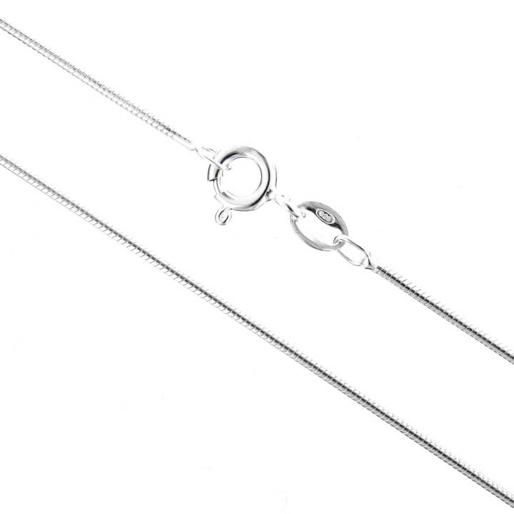 925 silver genuine italian sterling snake chain necklace, 16-30" for wholesale by FifiRose