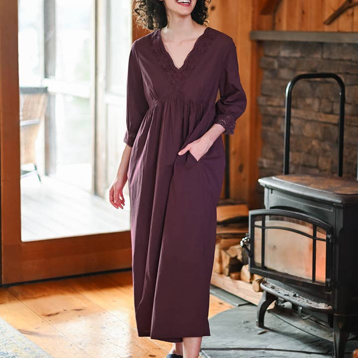 Nuisette de rêve - Prune pour la vente par April Cornell Apparel