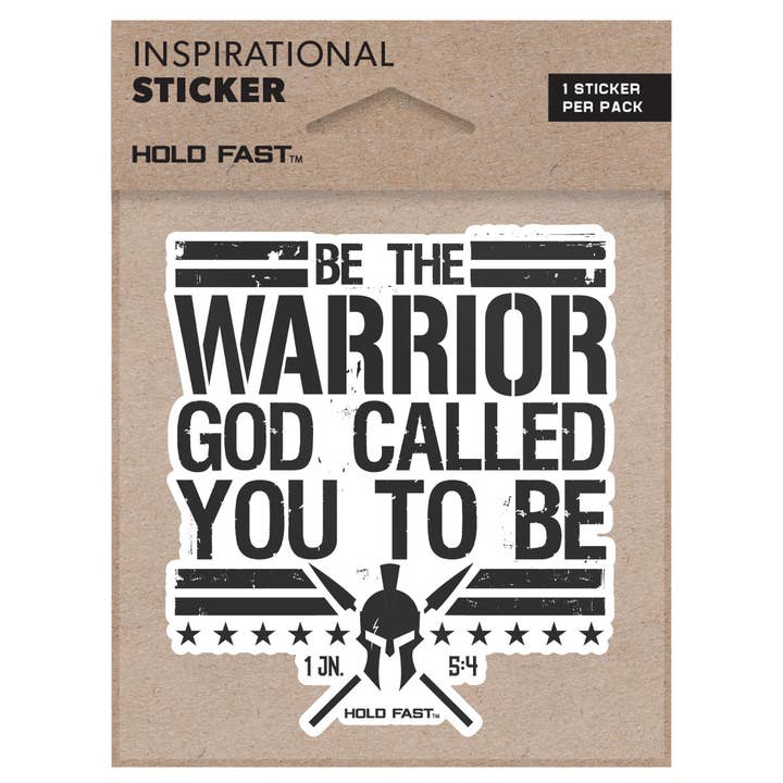 HOLD FAST Warrior Sticker for wholesale by Kerusso