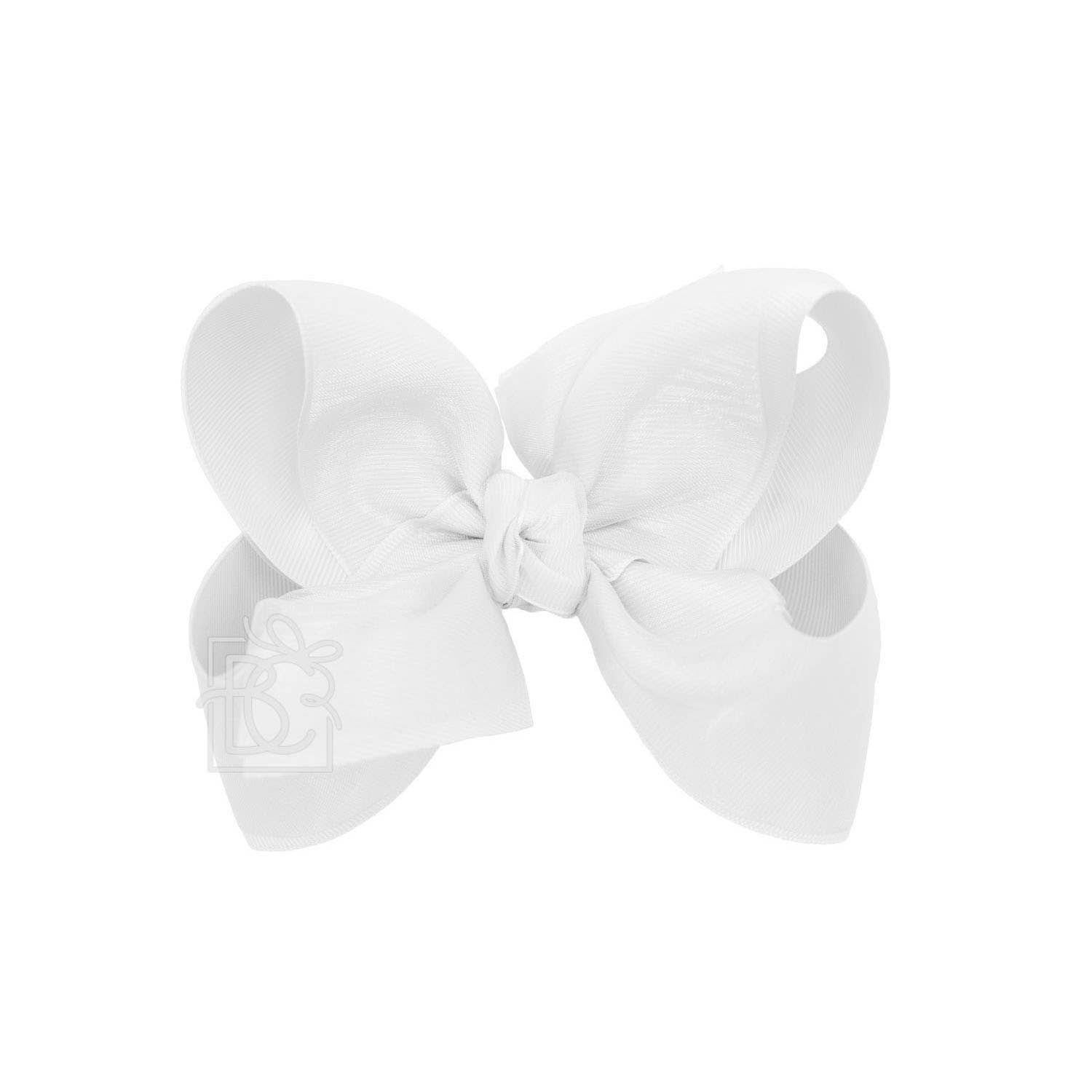 Beyond Creations, LLC – wholesale Hair bow – Kids – LAYERED ORGANZA/GROSGRAIN BOW ON CLIP53