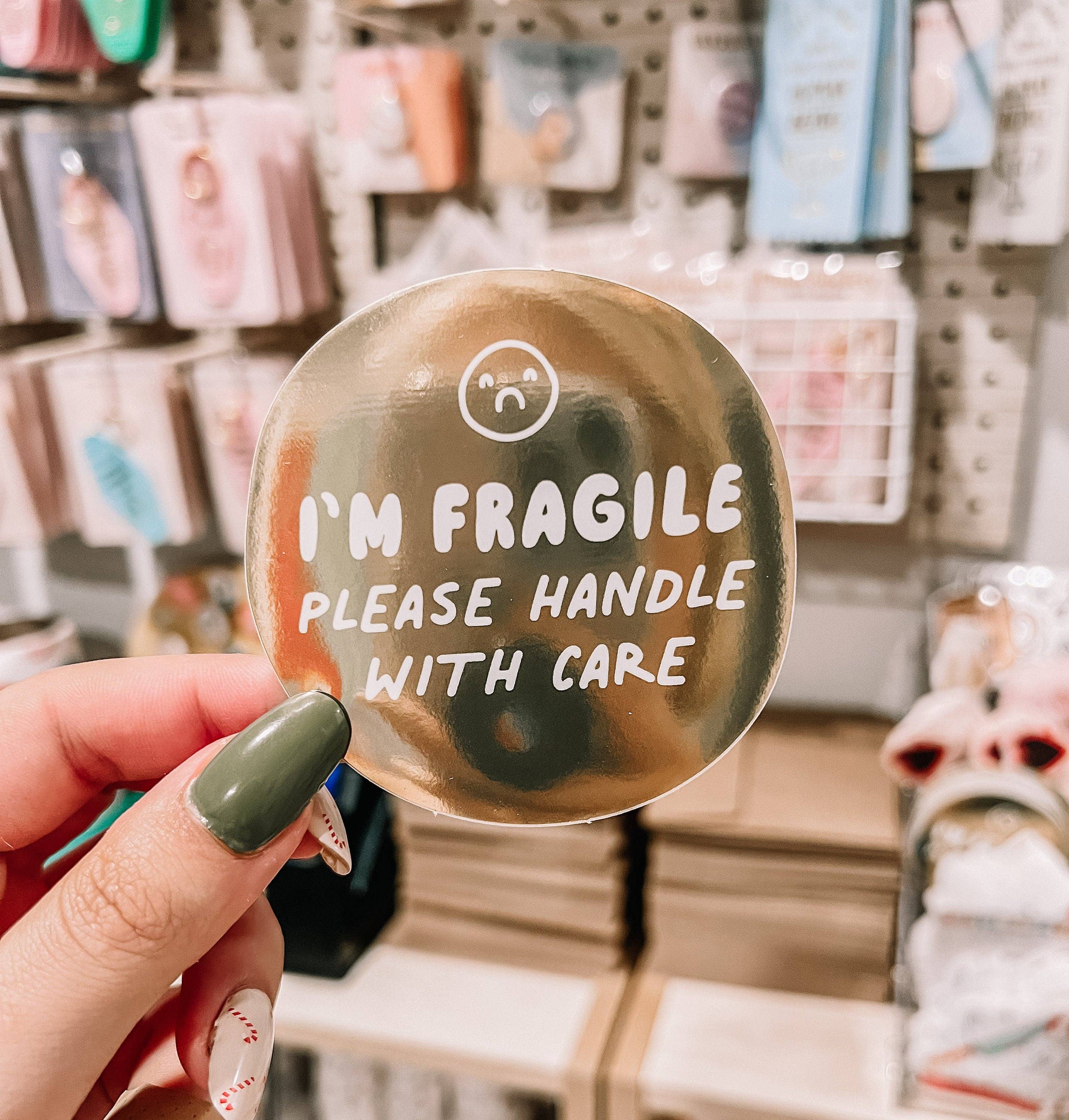 Jollie Ollie Designs - Wholesale Sticker - I'm Fragile Sticker1