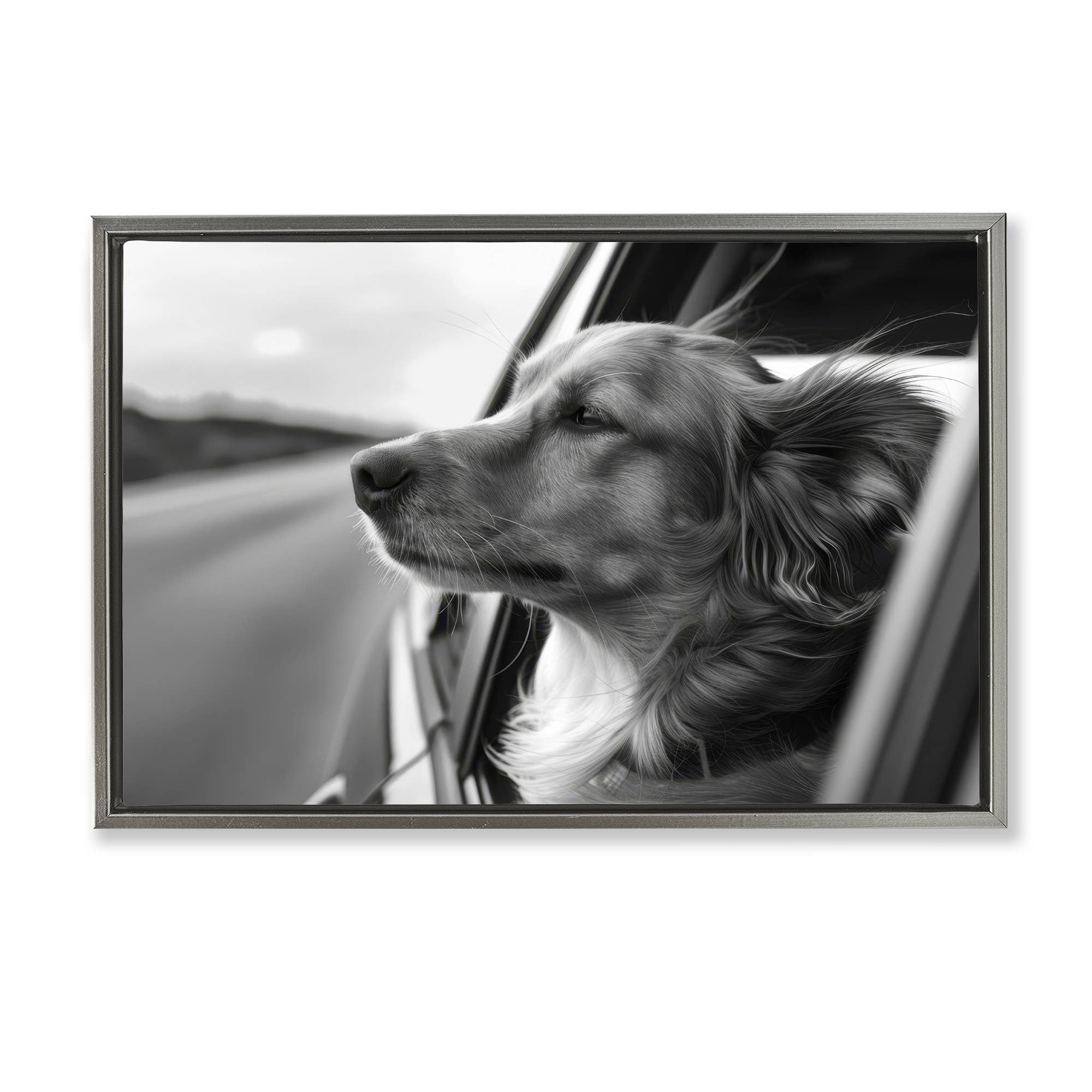 Stupell Industries - Wholesale Wall Sign - Dog Out Car Window - Framed Wall Art25