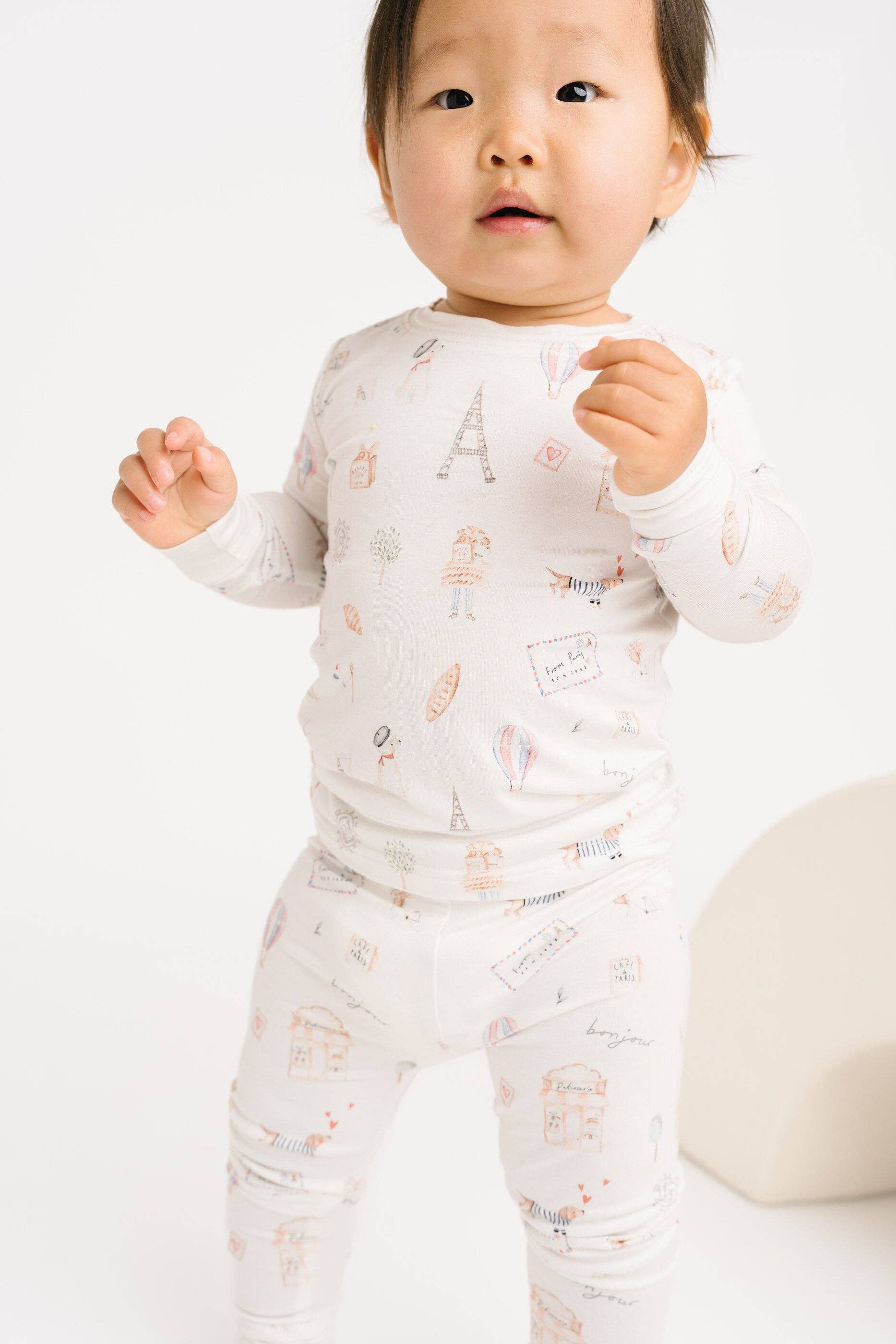 Little One Shop - Wholesale Lounge Set - Kids - Bonjour Baby Bamboo Set1