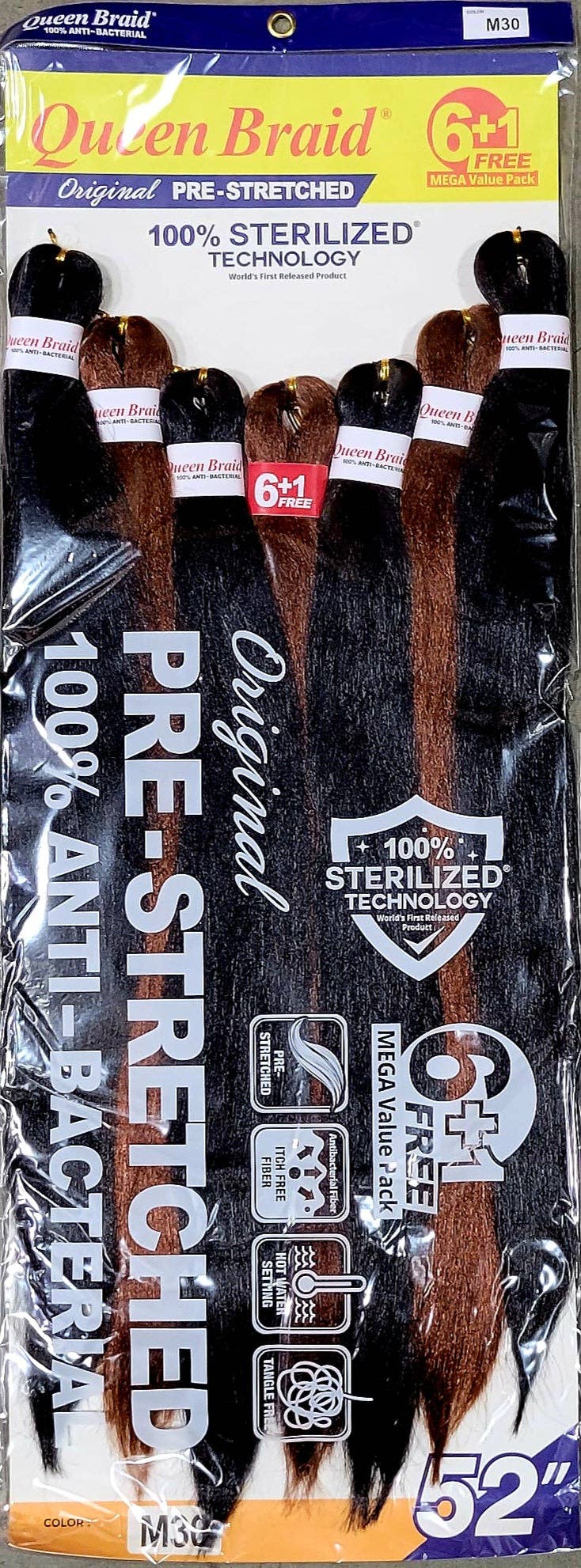 AEsthetic - Wholesale Hair Extensions - QUEEN BRAID 6 + 1 Mega Pack5