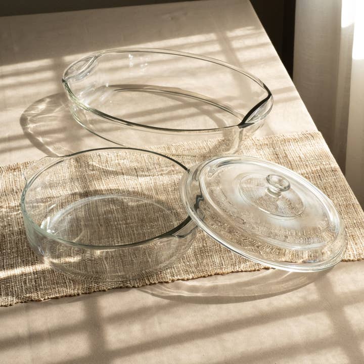 Libbey - Wholesale Baking Dish - Libbey 2pc Casserole Baking Set with 1 Lid