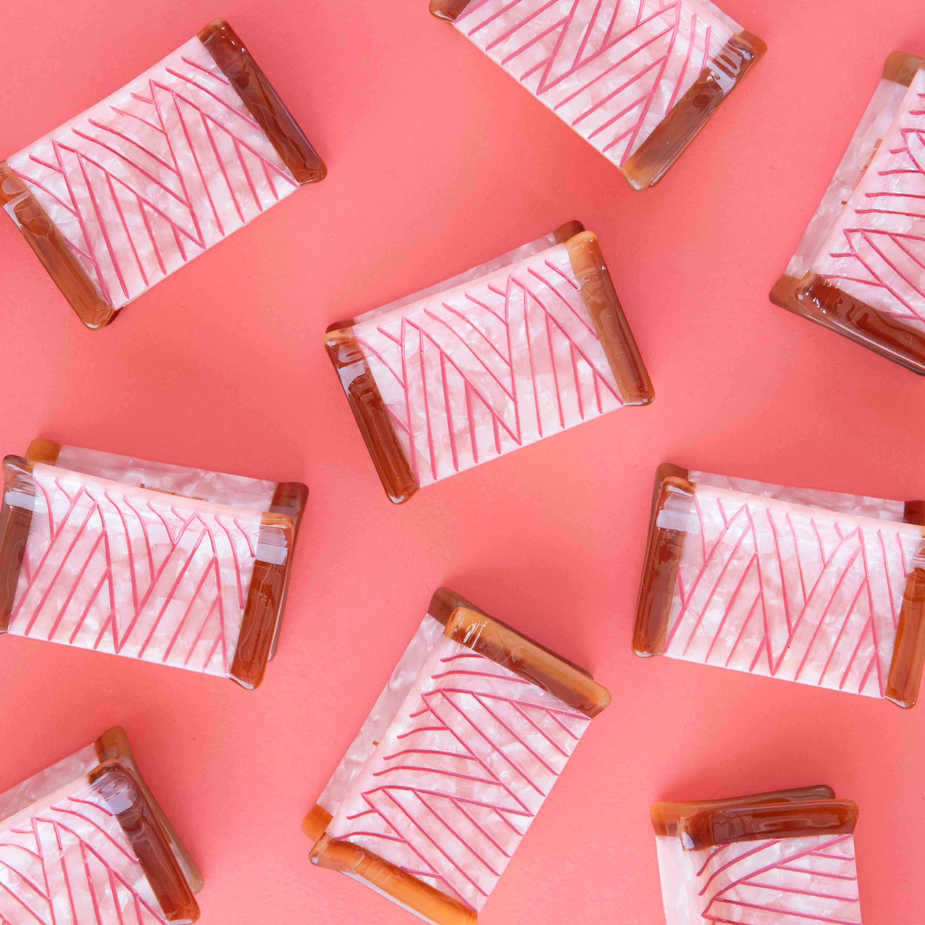 Sarah Hearts – Engroshandel Hårspænde - Dame – Trådspole Mini Hårklo Clips5