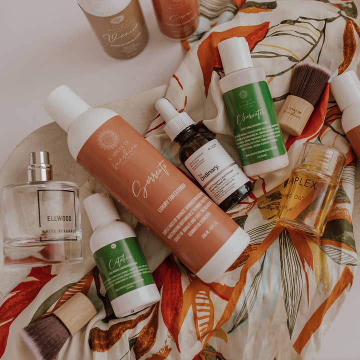 A Spray of Sunshine - Wholesale Bath & Body Set - Travel Kit: Body Wash + Tan Extender2