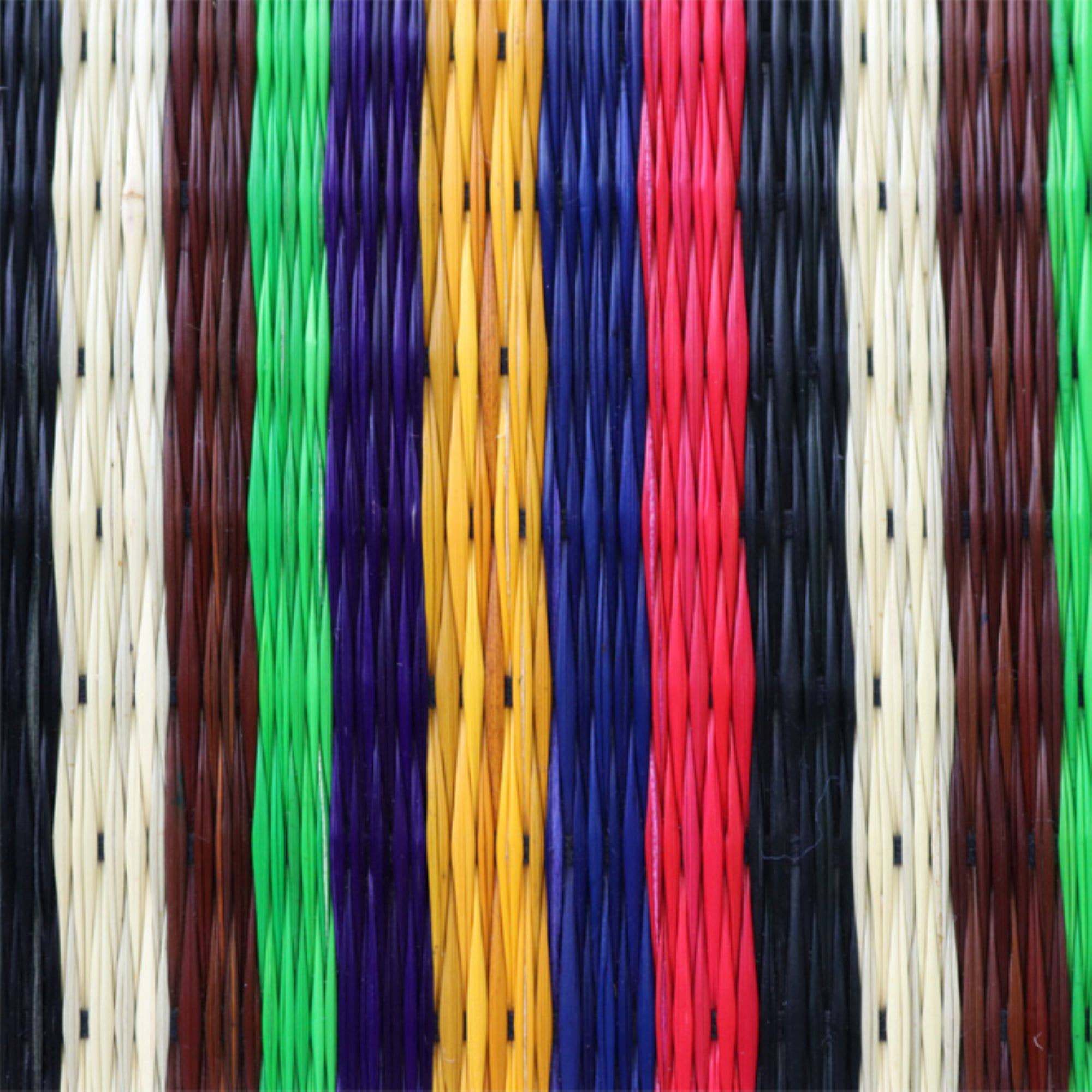 Baskets of Cambodia - Wholesale Clutch Bag - Women's - Mini Oval Collapsible Traveler Clutch W/ Handle & Strap19