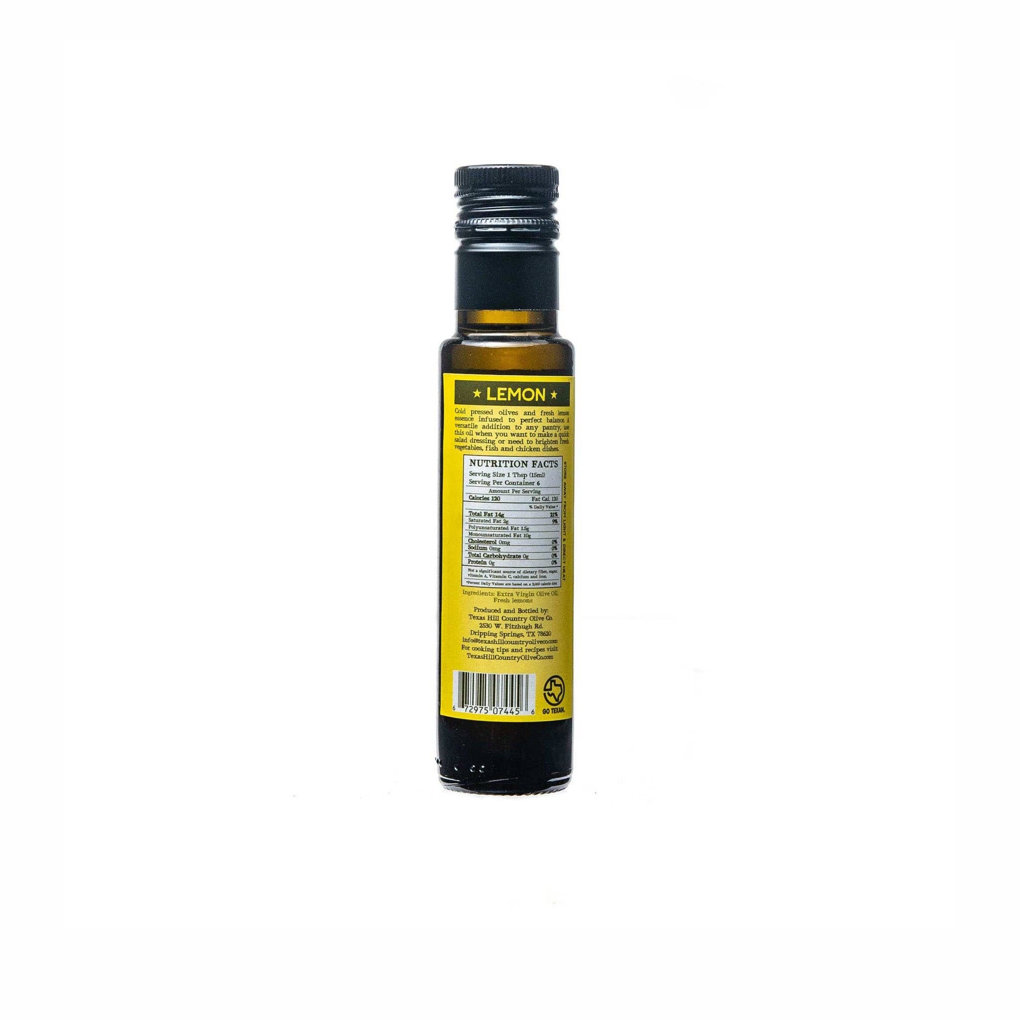 Texas Hill Country Olive Co. - Wholesale Olive Oil - Lemon Infused Olive Oil - 100ml.1