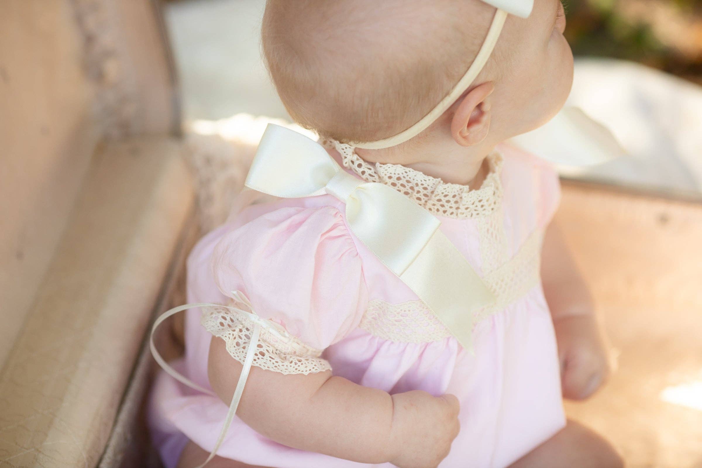 Posh Pickle - Wholesale Bodysuit (Non-Footed) - Baby - Bristol Pink Heirloom Bubble2